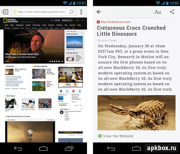 Next Browser.      Android