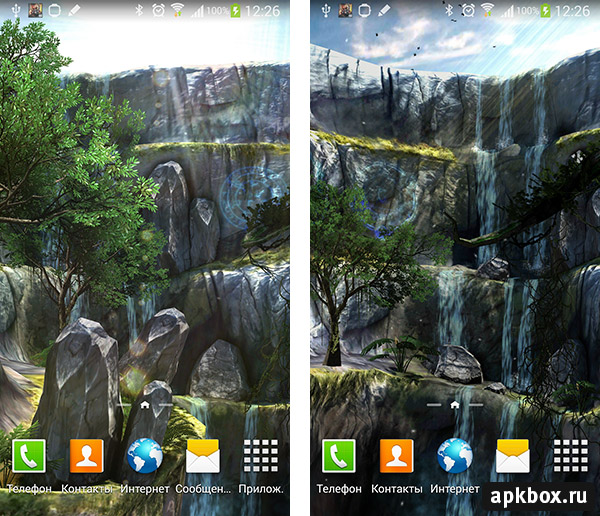 3D Waterfall.       Android