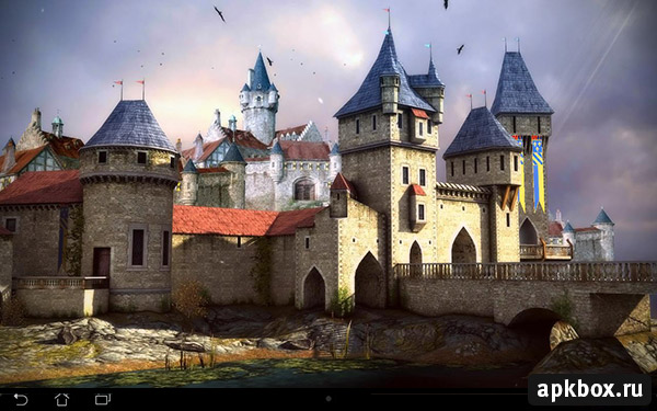 Castle 3D live wallpaper.  