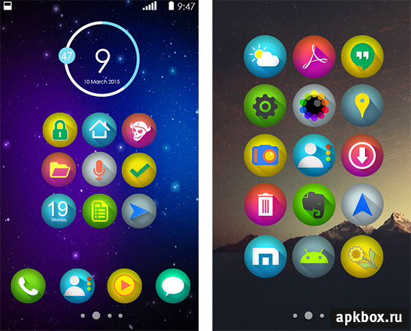 Zotro Icon Pack.   Android 4.2, 4.4  