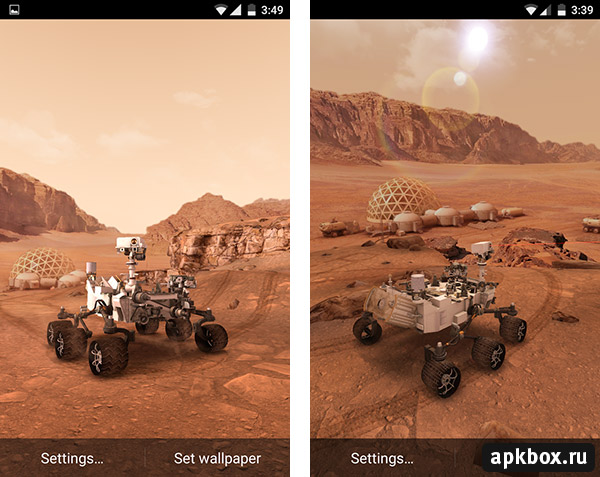 My Mars. 3D Live Wallpaper for Android