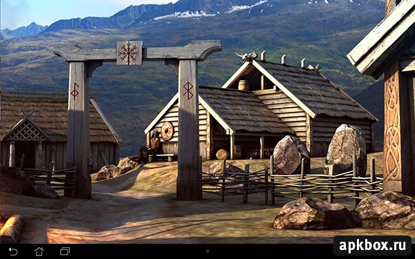 Vikings 3D Live Wallpaper.    