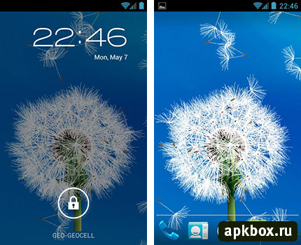 Dandelion LWP - живые обои с одуванчиком для Android