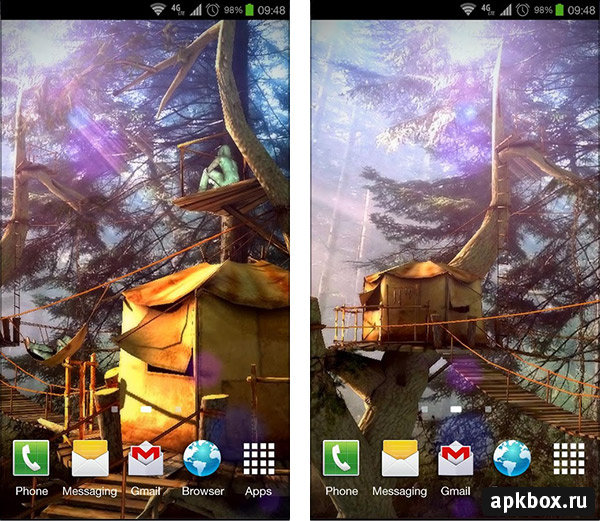 Tree Village 3D - Новые живые обои для Android от Ruslan Sokolovsky