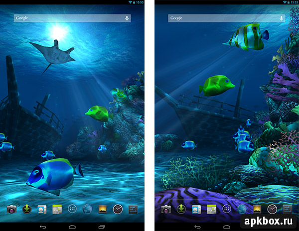 Живые обои Рыбки скачать на Андроид | apkbox