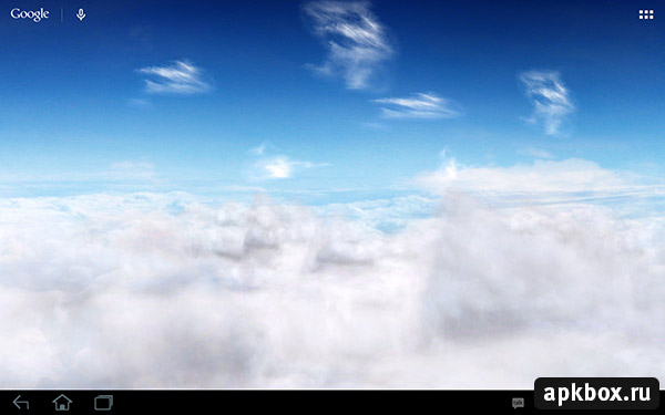 Blue Skies. Живые обои для Android с облаками