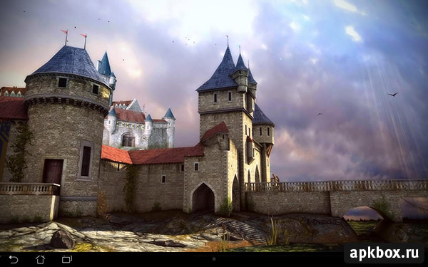 Castle 3D live wallpaper. Средневековый замок