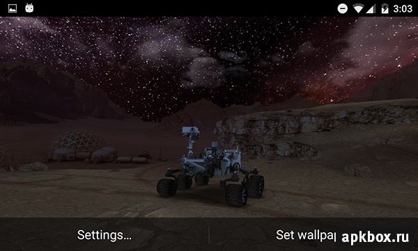 My Mars. 3D Live Wallpaper for Android