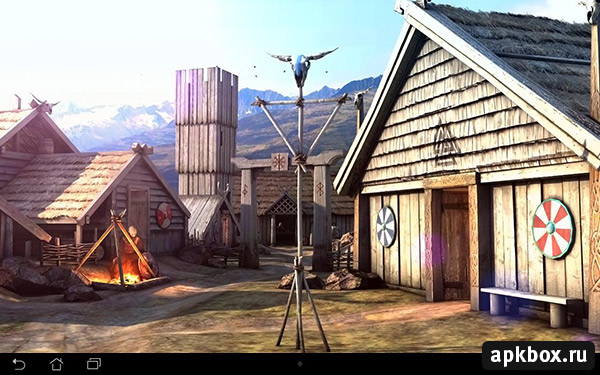 Vikings 3D Live Wallpaper. Живые обои с викингами