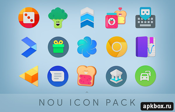 NOU Icon Pack. Качественная тема для лаунчеров