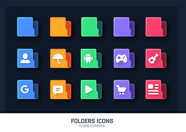 Flora Material Icon Pack