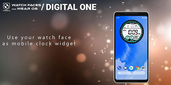 Digital One Watch Face