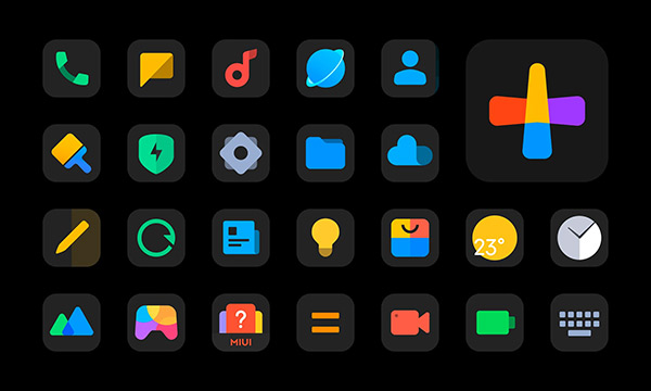 MiDark Icon Pack